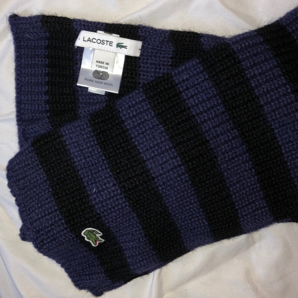 Lacoste wool scarf